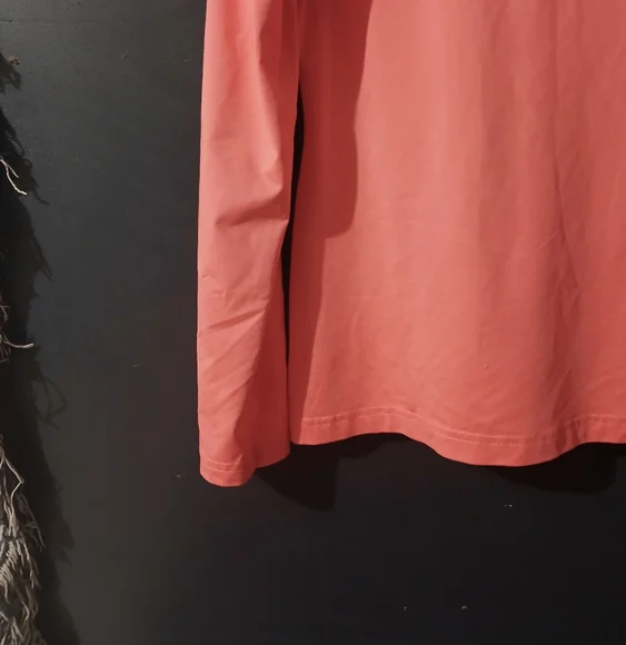 Fila Women's Pink V-Neck Top Long Sleeve Size Small - Picture 5 of 6